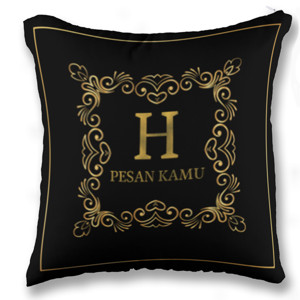 Gold Monogram Inisial Nama