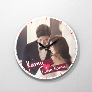 Template Jam Dinding Tema Pernikahan 6